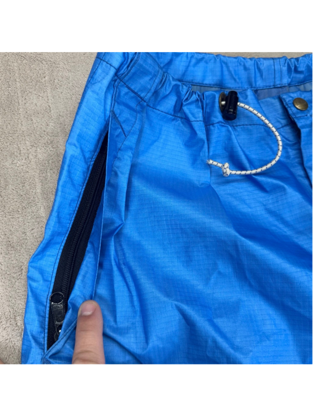 Women's Vintage L.L.Bean Blue Gore-Tex Waterproof Packwear Pants Size Large - Picture 5 of 16